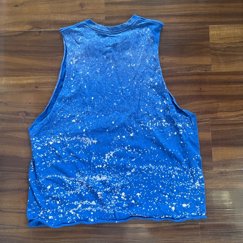 Chicago Cubs Acid Sprayed Muscle Tank Large - Picture 4 of 4